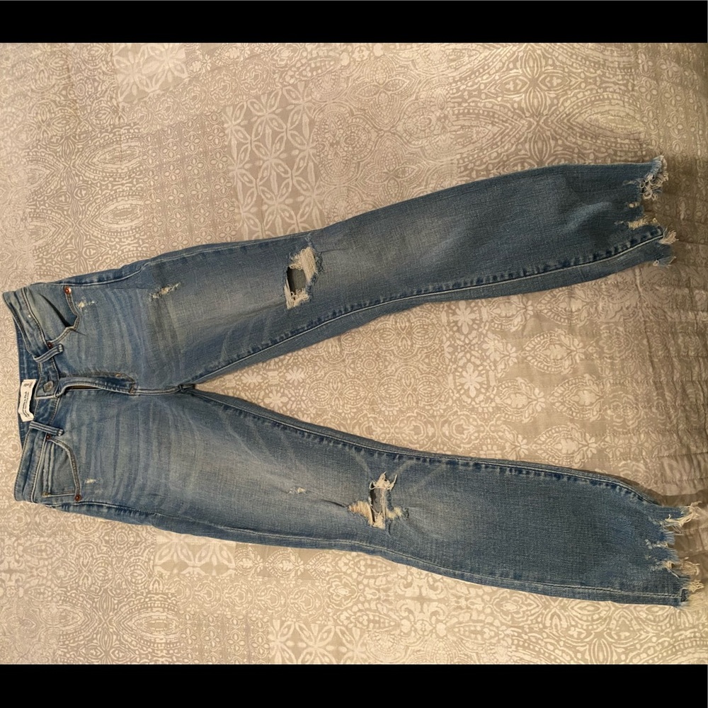 Abercrombie & Fitch high rise super skinny ankle